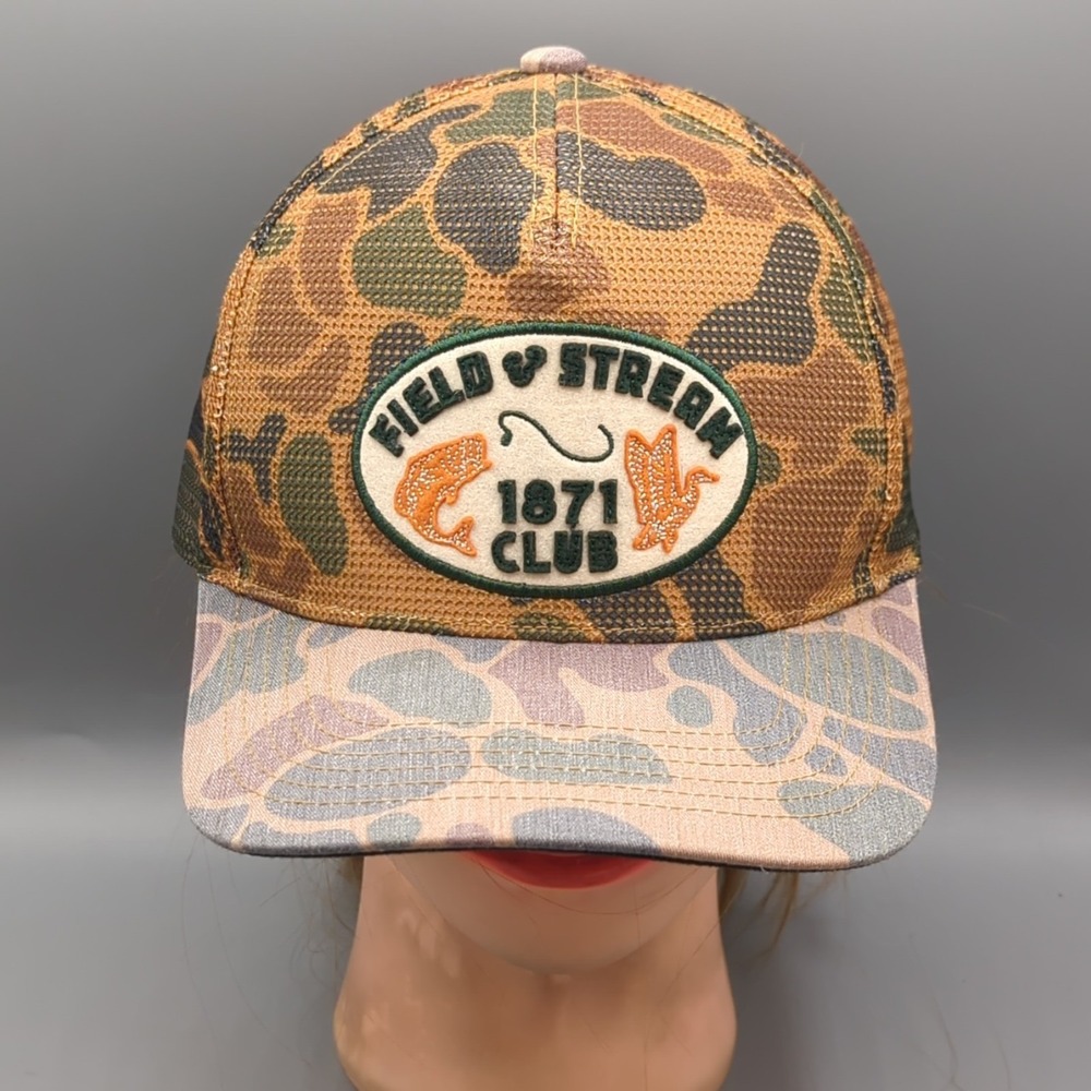 Field & Stream X Morgan Wallen Hat 1871 Member Club Rare Camo Cap Snapback